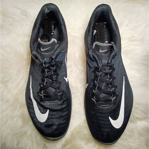 Nike FS Lite Run 4 Men’s Black Running Athletic Shoes  Size 9.5 - Picture 2 of 8